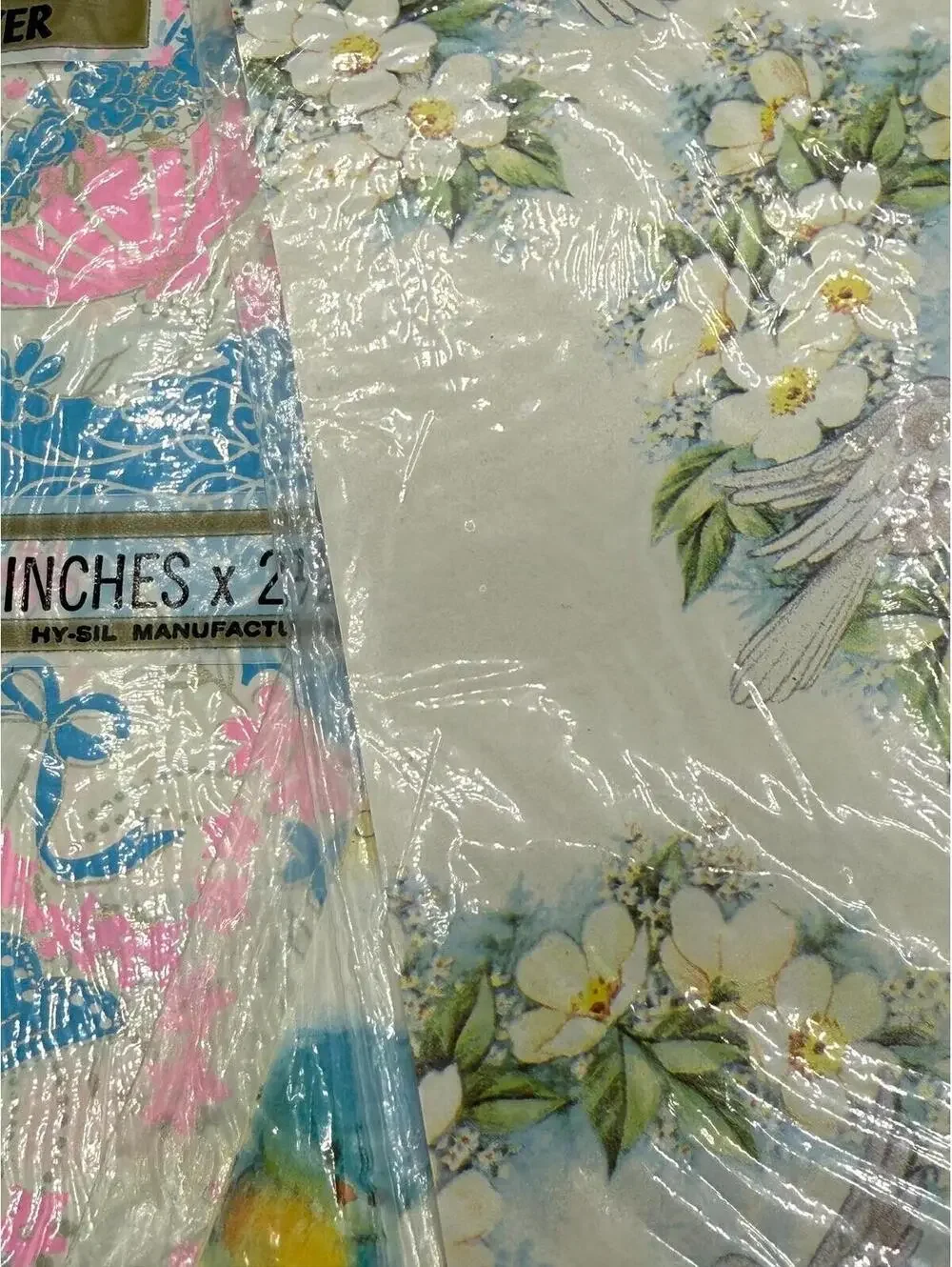 Vintage 1950s-1970s Gift Wrap: Five Patterns, Wedding Floral, Shower NOS